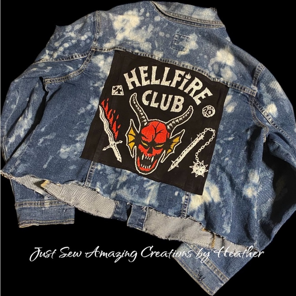 Upcycled jean jacket!